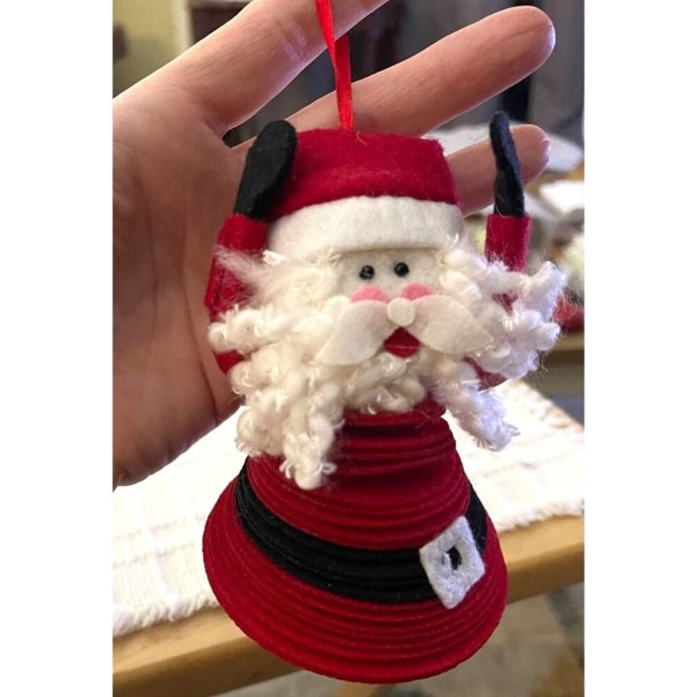 Pier 1 Santa Claus Felt Christmas Ornament